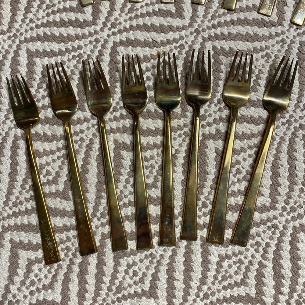 Kee teck jewelry vintage Bangkok Thailand silverware set - Picture 14 of 16
